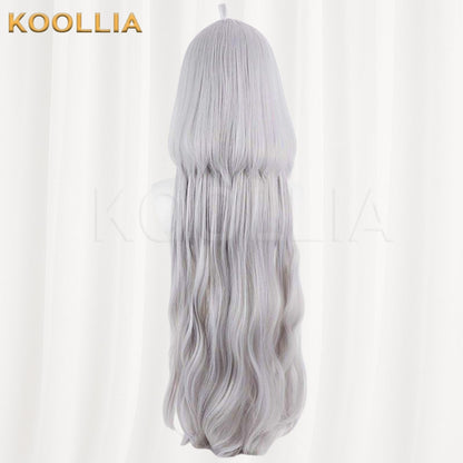 Fate/Grand Order Female Merlin Pale Silver Gray Basic Wig