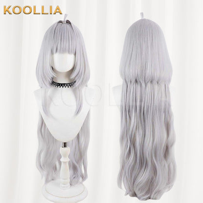 Fate/Grand Order Female Merlin Pale Silver Gray Basic Wig