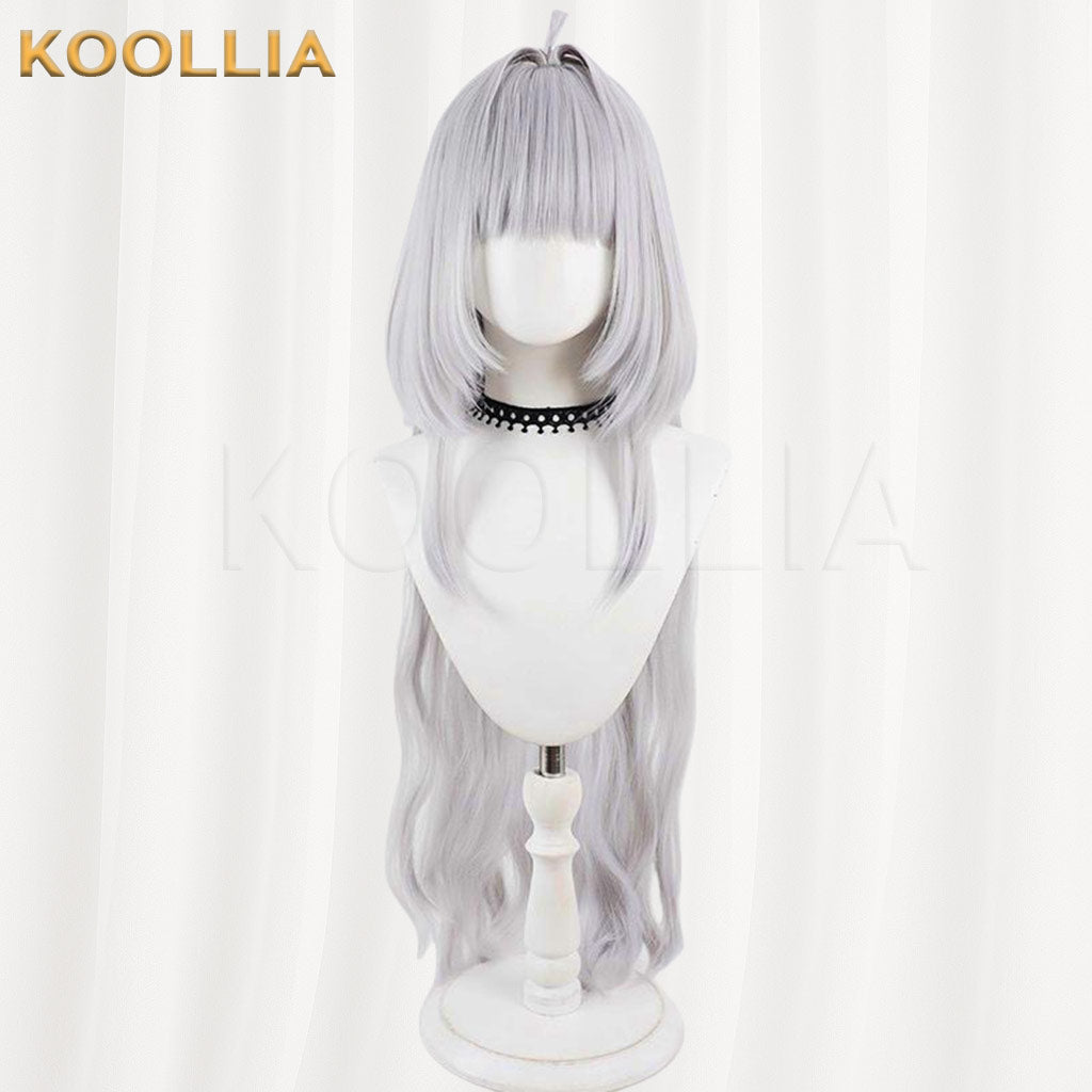 Fate/Grand Order Female Merlin Pale Silver Gray Basic Wig