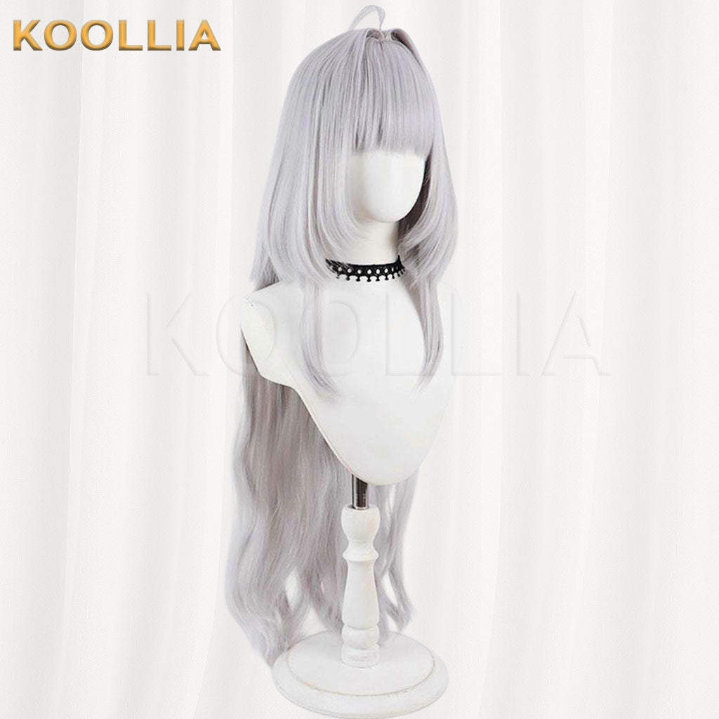 Fate/Grand Order Female Merlin Pale Silver Gray Basic Wig