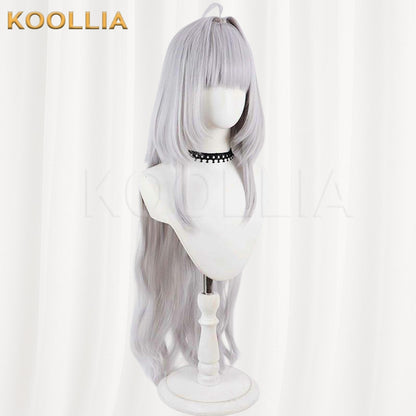Fate/Grand Order Female Merlin Pale Silver Gray Basic Wig