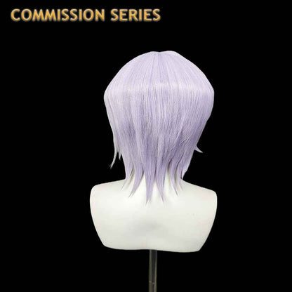 Mystery Saja, Kpop Demon Hunters, lavender bangs, styled cosplay wig(Pre Order)