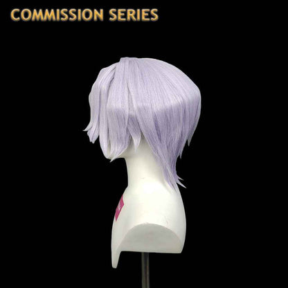 Mystery Saja, Kpop Demon Hunters, lavender bangs, styled cosplay wig(Pre Order)