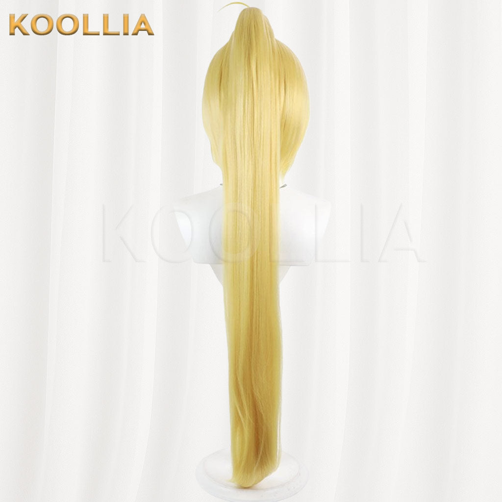 Fate/Grand Order Nero Claudius Bright Golden High Ponytail Basic Wig