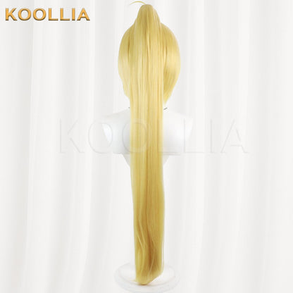 Fate/Grand Order Nero Claudius Bright Golden High Ponytail Basic Wig