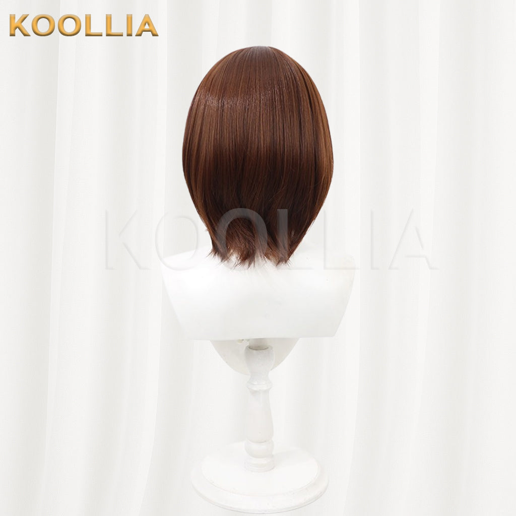 The Idolmaster Cinderella Girls Sakuma Mayu Wig Dark Brown Bob Short Basic Wig