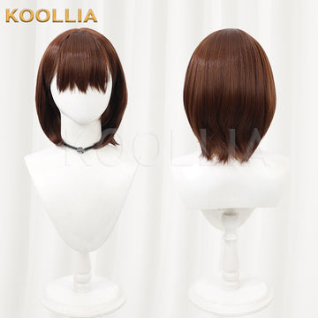 The Idolmaster Cinderella Girls Sakuma Mayu Wig Dark Brown Bob Short Basic Wig