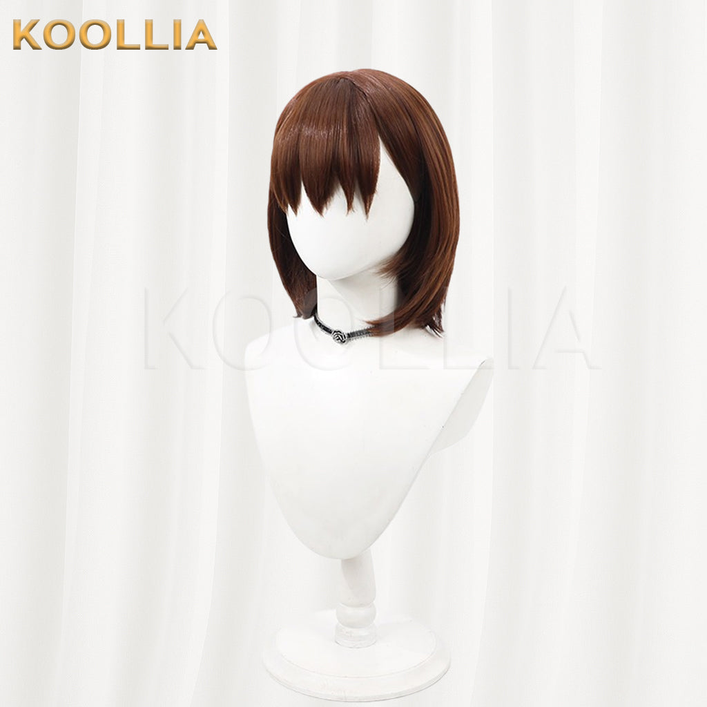 The Idolmaster Cinderella Girls Sakuma Mayu Wig Dark Brown Bob Short Basic Wig