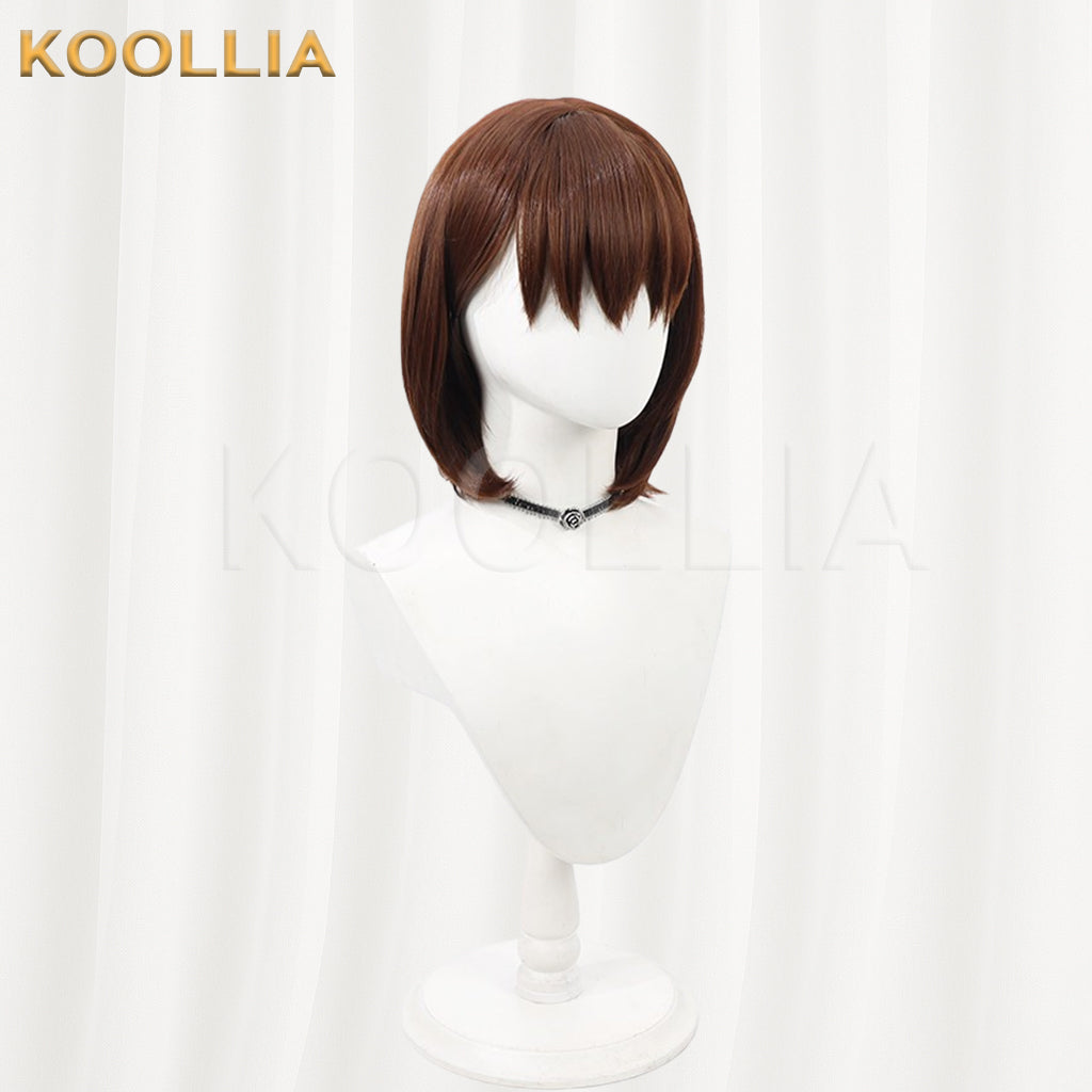 The Idolmaster Cinderella Girls Sakuma Mayu Wig Dark Brown Bob Short Basic Wig