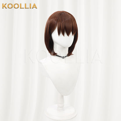 The Idolmaster Cinderella Girls Sakuma Mayu Wig Dark Brown Bob Short Basic Wig