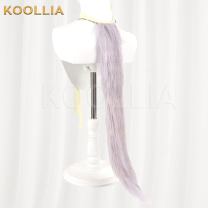 Lycoris Recoil Sato Light Purple With Detachable Cat Ears Basic Wig
