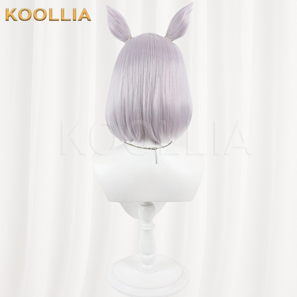 Lycoris Recoil Sato Light Purple With Detachable Cat Ears Basic Wig