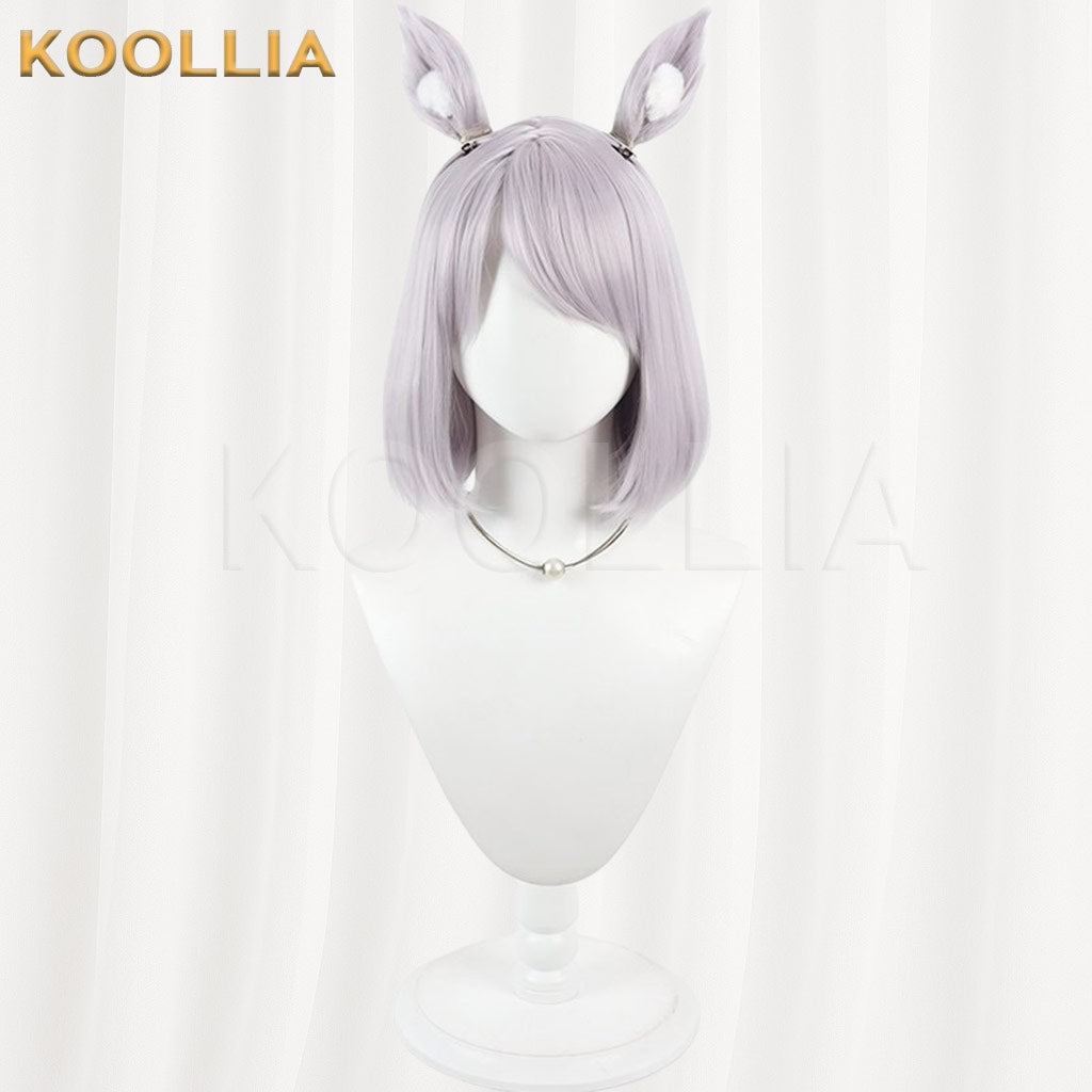 Lycoris Recoil Sato Light Purple With Detachable Cat Ears Basic Wig