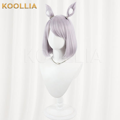 Lycoris Recoil Sato Light Purple With Detachable Cat Ears Basic Wig