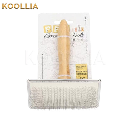 Seamless Wig Teasing Brush Wooden Handle Wig Volumizing Comb for Cosplay Wig Styling