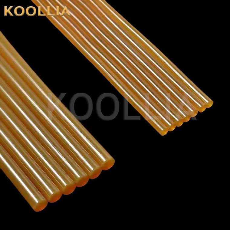 Yellow High Viscosity Hot Melt Glue Sticks for Wig Making & Styling