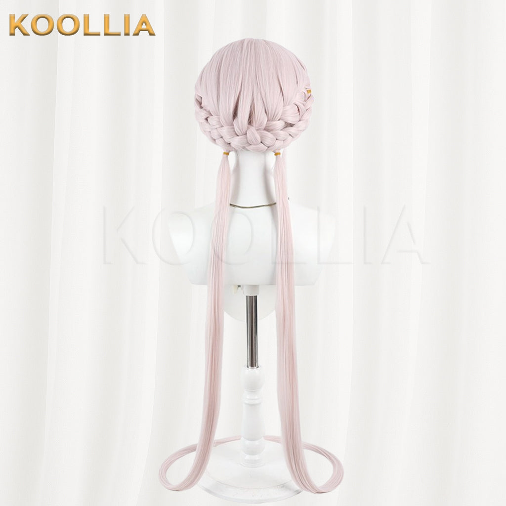 Anemoi Yuki Hiyaka Wig Soft Pink Realistic Scalp Top All‑In‑One Braided Updo Basic Wig