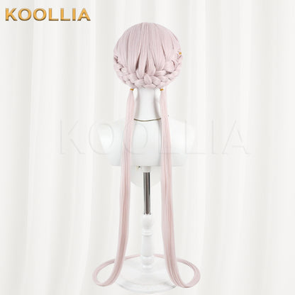 Anemoi Yuki Hiyaka Wig Soft Pink Realistic Scalp Top All‑In‑One Braided Updo Basic Wig