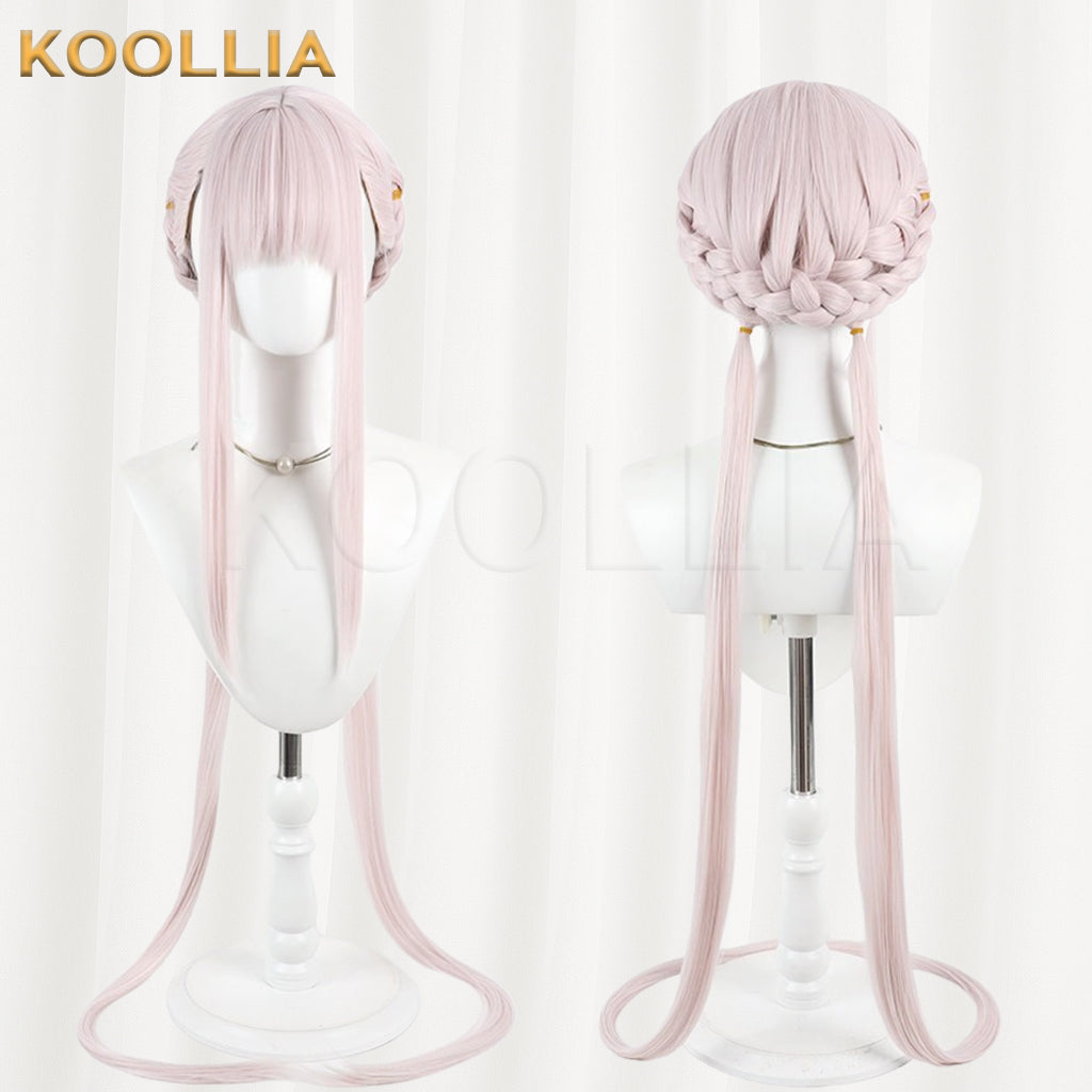 Anemoi Yuki Hiyaka Wig Soft Pink Realistic Scalp Top All‑In‑One Braided Updo Basic Wig