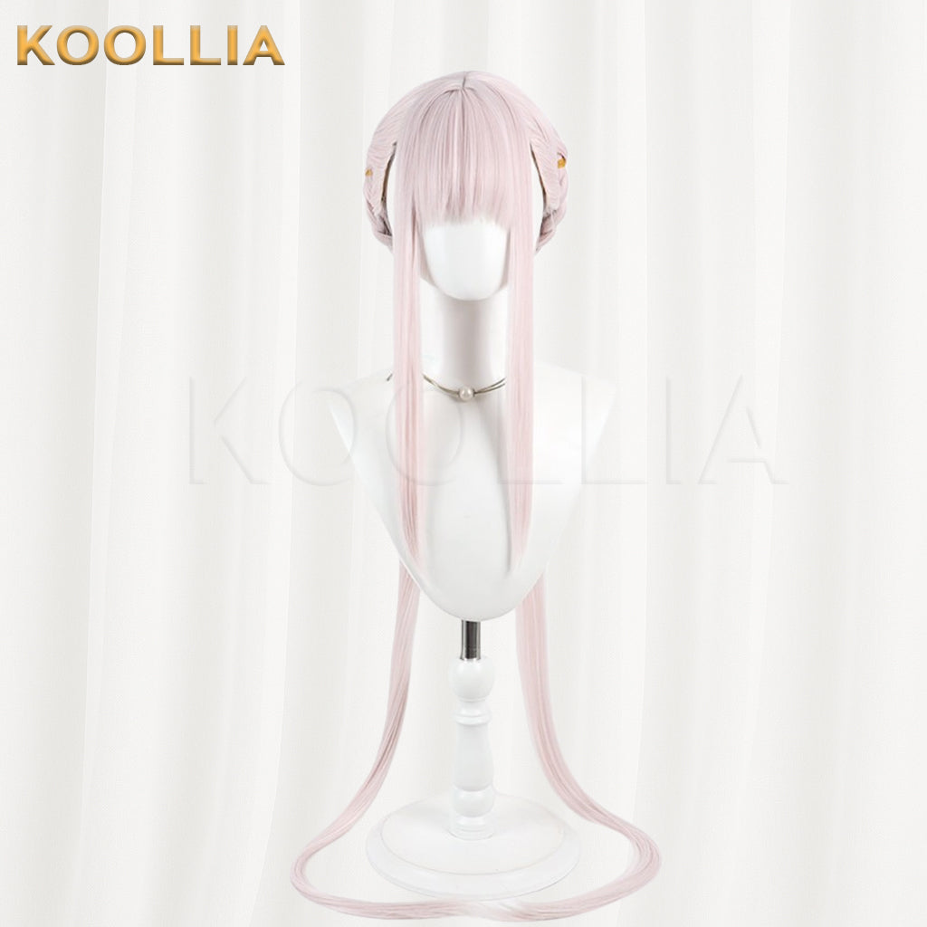 Anemoi Yuki Hiyaka Wig Soft Pink Realistic Scalp Top All‑In‑One Braided Updo Basic Wig