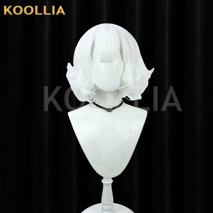 Touhou Project Yuma Toutetsu Wig Red Orange Yellow Short Basic Wig