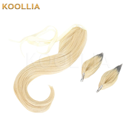 Zenless Zone Zero Sigrid Warm Blonde Wig Detachable Tiger Clip Wavy High Ponytail Realistic Scalp Top Basic Wig