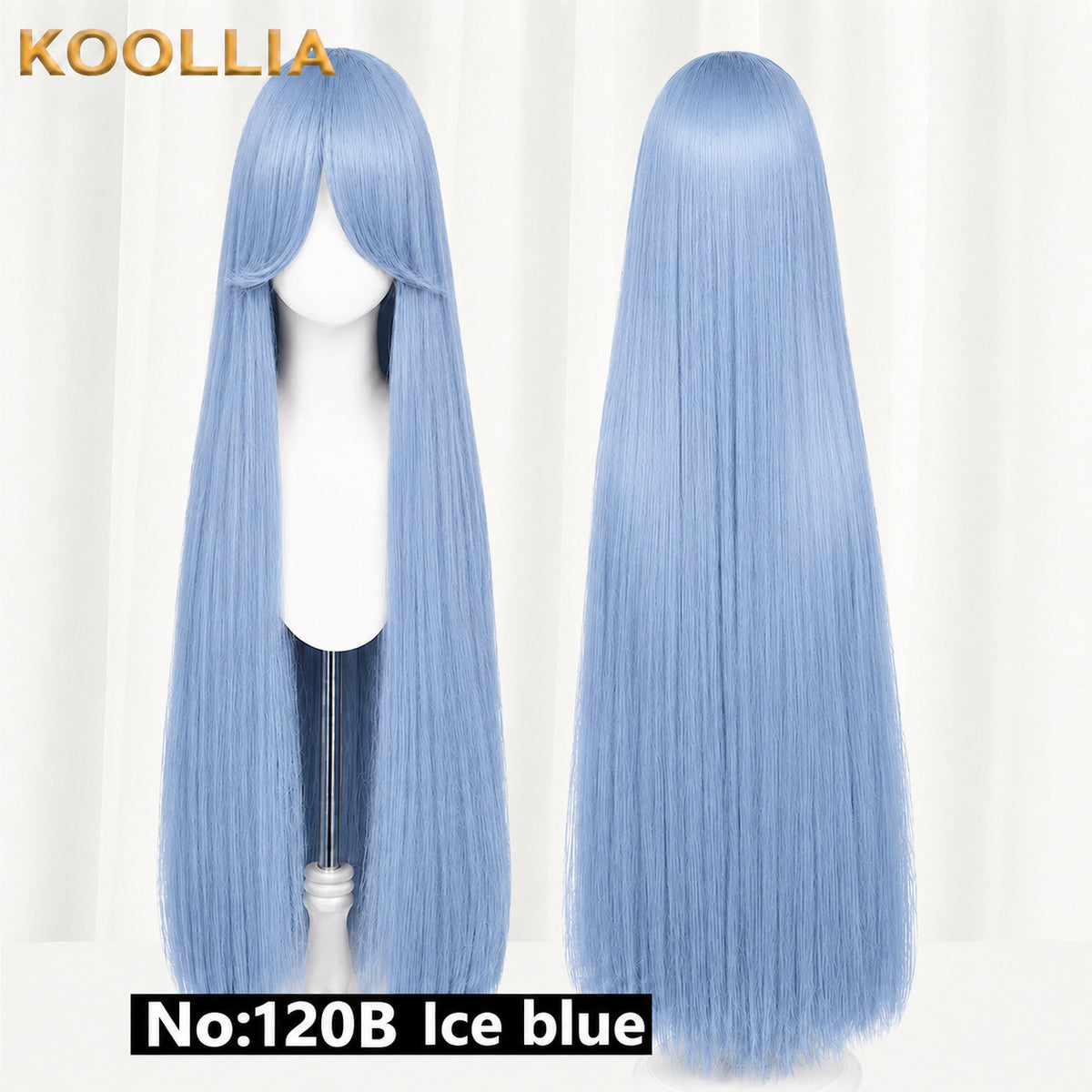 All-purpose 600g Upgraded Thickened Version 100cm Universal Long Straight Wig