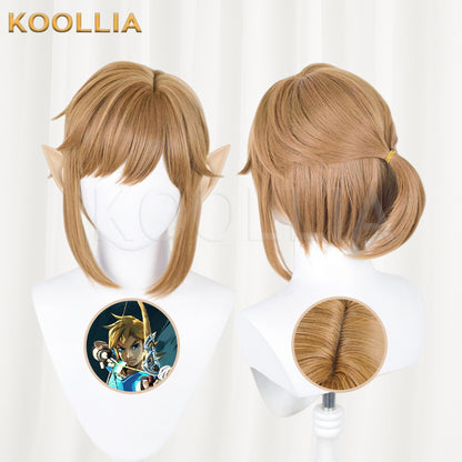 Legend of Zelda Link Short Brown/Yellow Hair Basic Wig