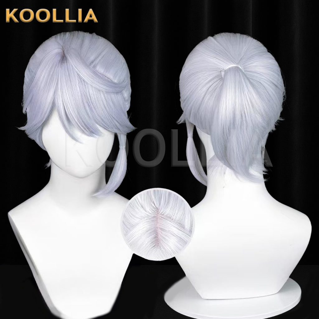 IdentityV Prisoner Luca Balsa(Winter Cicada) Short Light Blue Hair Basic Wig