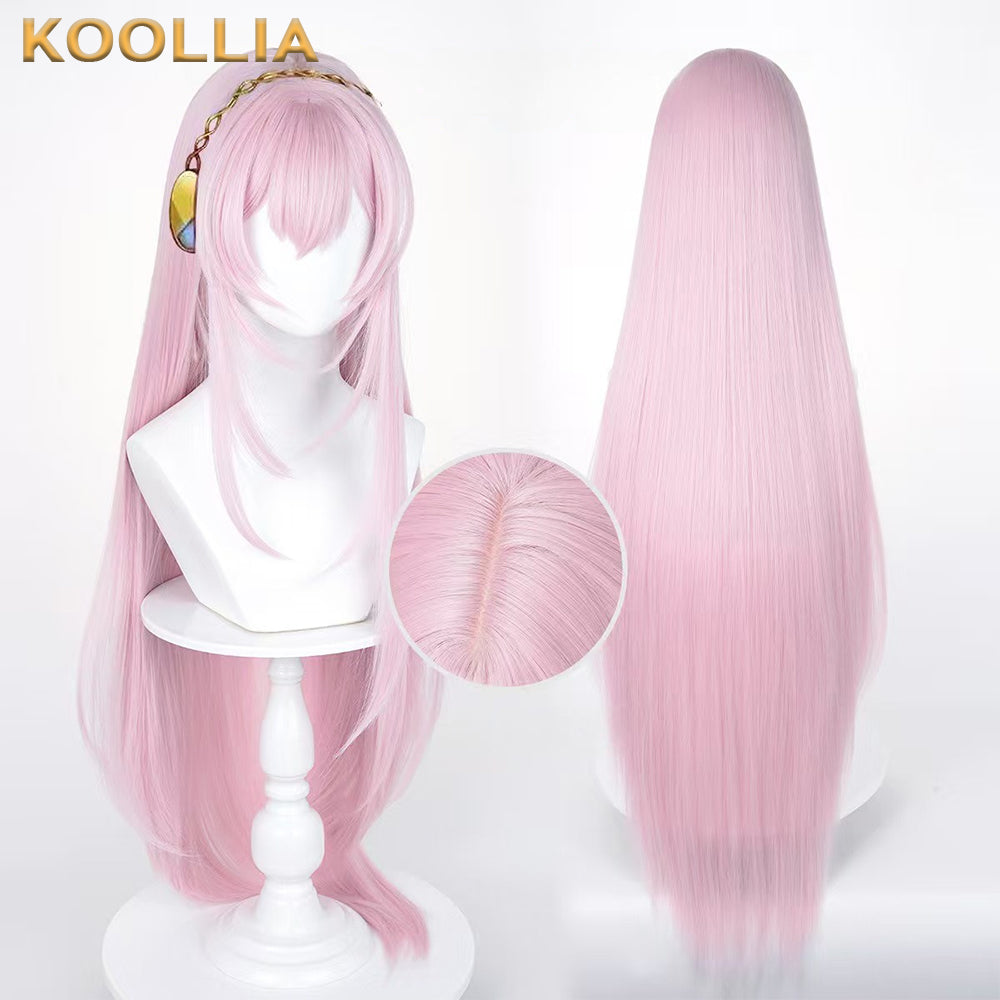 Virtual Singer Megurine Luka Long Pink Hair Basic Wig