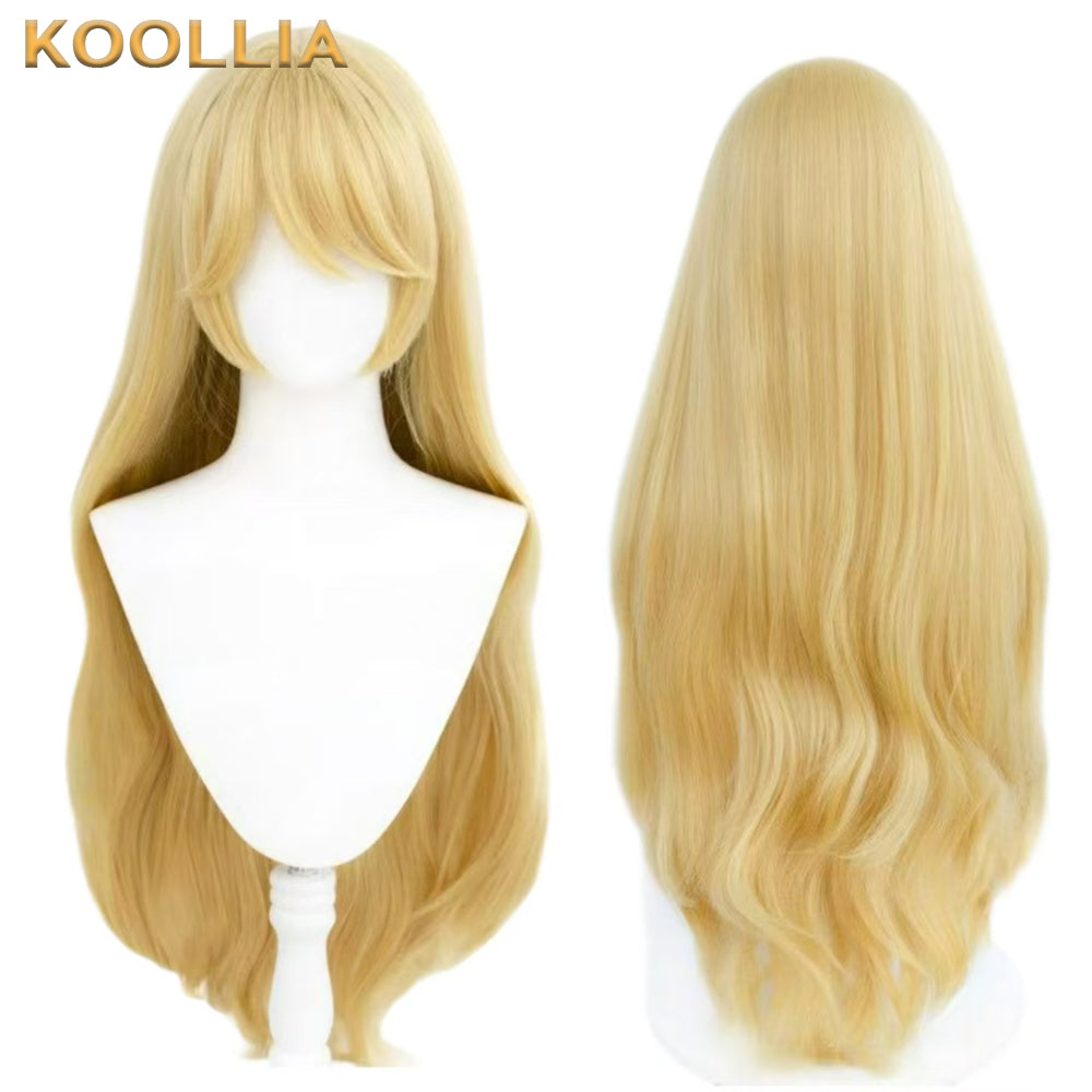 League of Legends & Arcane Lux Long Yelow Hair basic wig