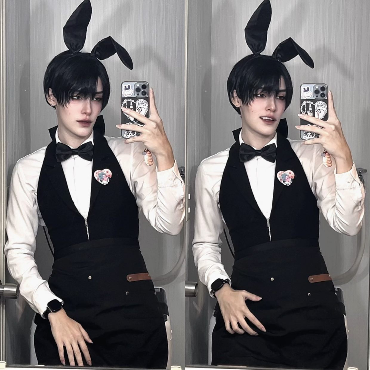 Alien Stage Ivan Short Black Hair Basic Wig