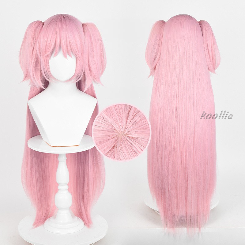 Puella Magi Madoka Magica Kaname Madoka Short Pink Hair Basic Wig