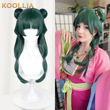 The Apothecary Diaries Maomao Long Green Hair Basic Wig - KOOLLIA