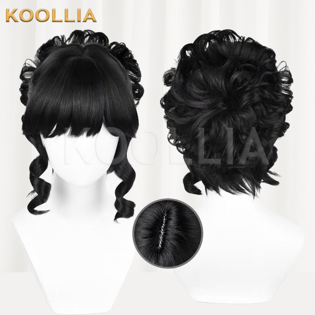 IdentityV Bloody Queen Mary(Merry Kuromi) Short Black Hair Basic Wig