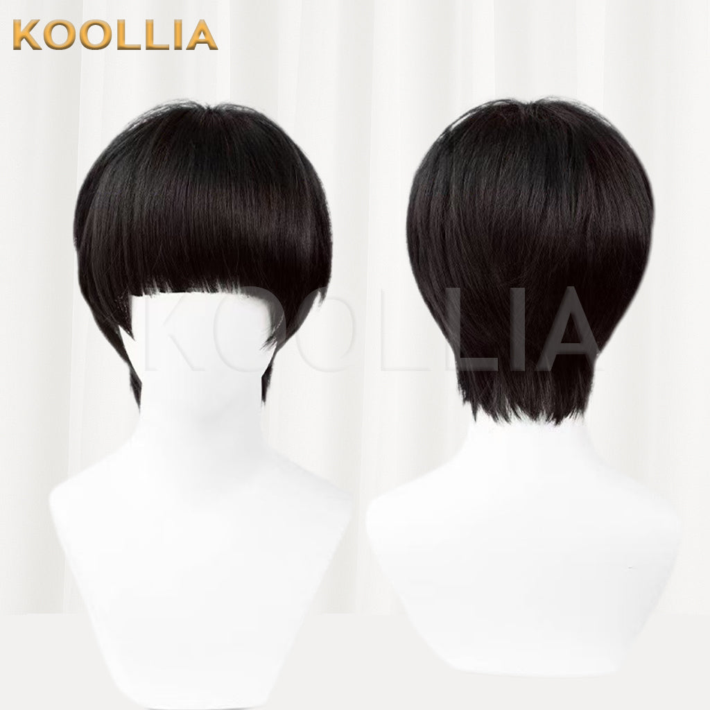 Mob Psycho 100 Mob Kurze schwarze Haare Basic Perücke