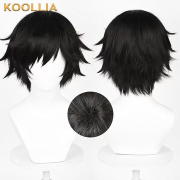 IdentityV Mercenary Naib Subedar Short Black Hair Basic Wig - KOOLLIA