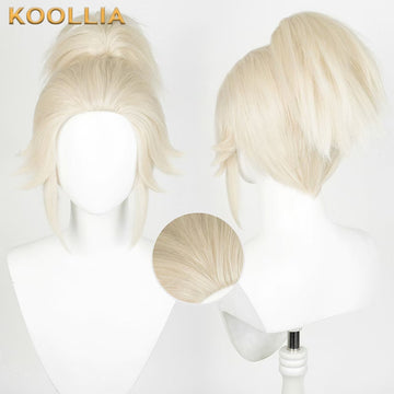 IdentityV Mecenary Naib(B.Duck) Short Blonde Hair Basic Wig - KOOLLIA