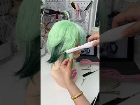 Genshin Impact Sucrose Long Green Hair Basic Wig