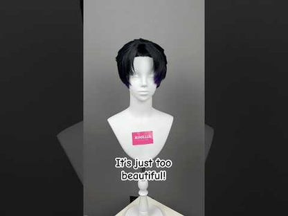 Demon Slayer Kochou ShinobuKo Short Black Hair Styled Basic Wig