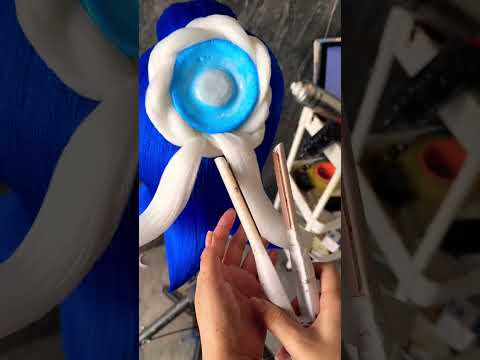 Perücke im Shiver-Stil von Splatoon (Anti-Schwerkraft-Stil)
