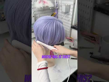 Panty & Stocking with Garterbelt Scanty/Kneesocks Short Pink/Purple Hair Basic Wig