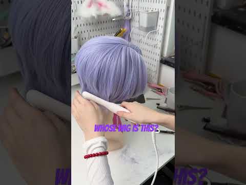 Panty & Stocking with Garterbelt Scanty/Kneesocks Short Pink/Purple Hair Basic Wig