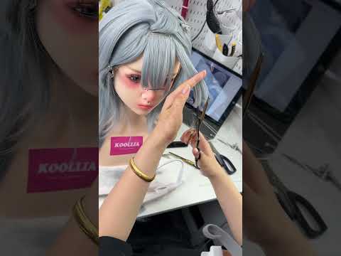 Honkai: Star Rail Sunday Short Blue-Gray Hair Styled Basic Wig