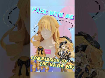 Genshin Impact Navia Antigravity Commission Wig