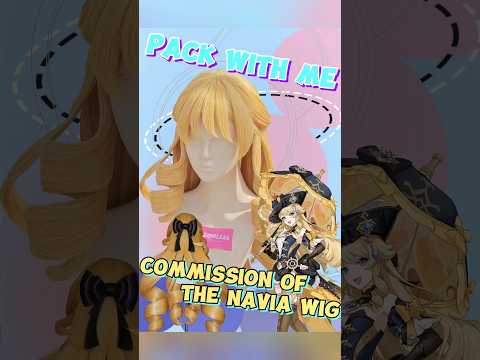 Genshin Impact Navia Antigravity Commission Wig