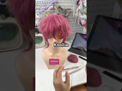 JoJo's Bizarre Adventure Trish Una Short Pink  Hair Basic Wig