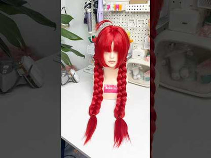 Arknights Myrtle Long Red Hair Basic Wig