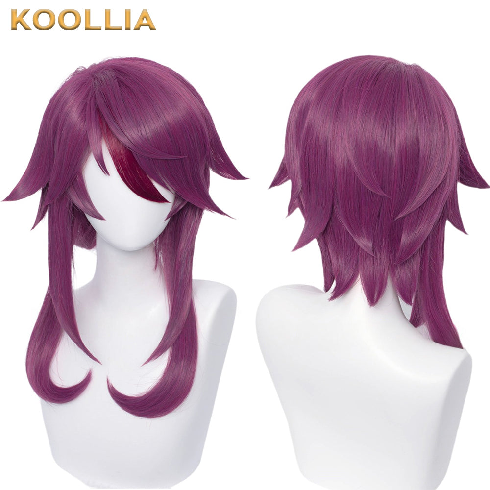 Genshin Impact Rosaria Long Pink Hair Basic Wig