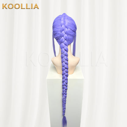 KPop Demon Hunters Rumi Long Purple Hair Basic Wig